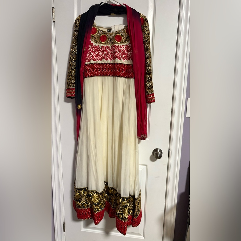 Kumud Ankle Length Anarkali Suit (SIGNS OF WEAR)